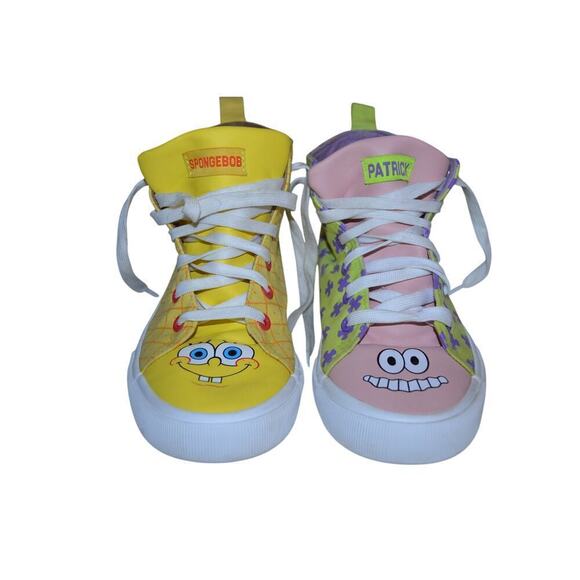 Ground Up Other - Ground Up Spongebob and Patrick High Top Lace Up's Size 5